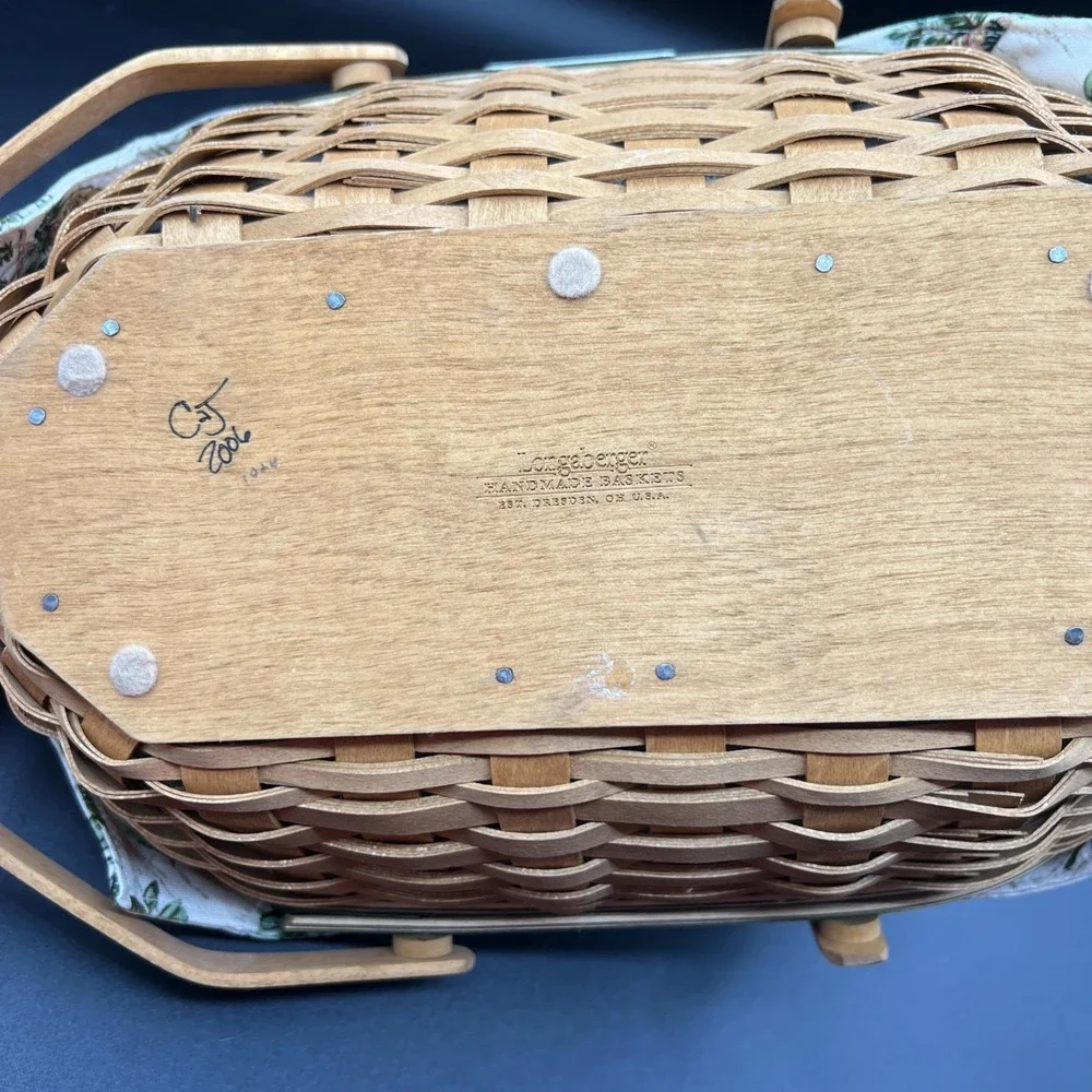 🎄 Longaberger 2006 Christmas Collection Nature's Garland Basket Combo 🧺✨